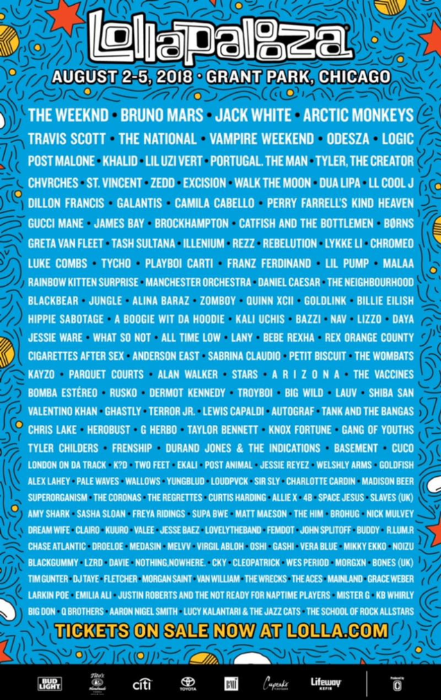 Illustration for article titled Bruno Mars, The Weeknd top this year's Lollapalooza lineup